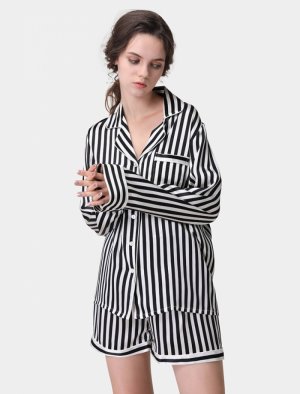 22 Momme Elegant Short Silk Pajamas Set