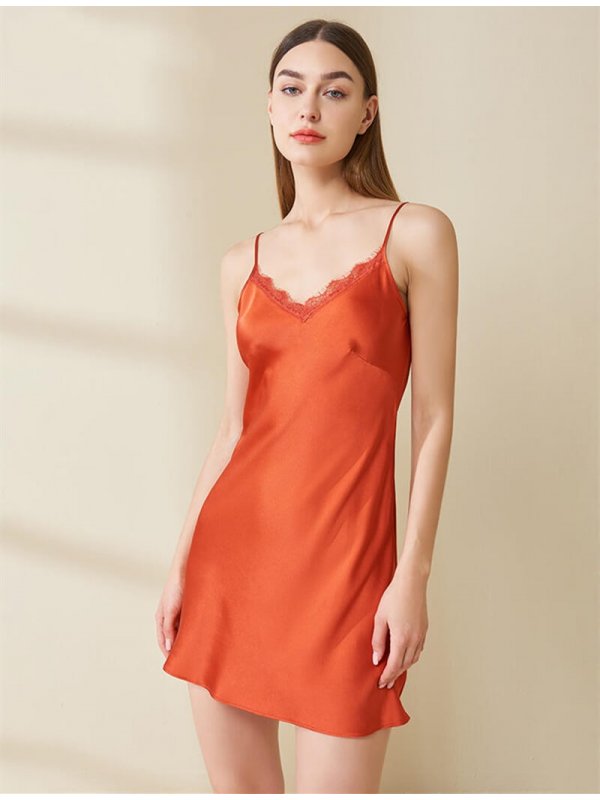 Luxury Pure Silk Sleepwear Nightgowns For Women