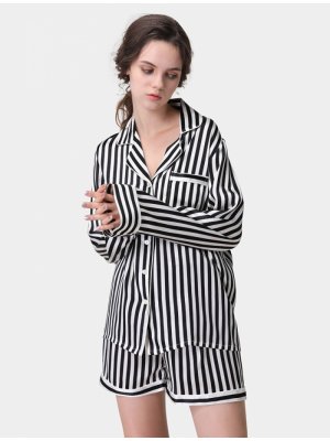 22 Momme Elegant Short Silk Pajamas Set