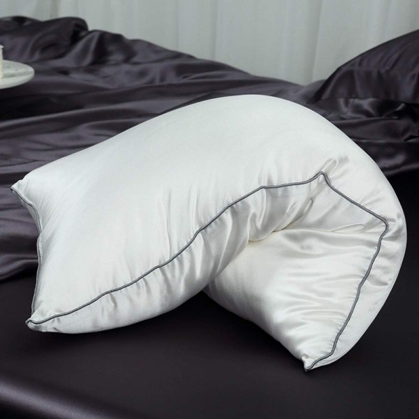 100% Silk Filled Pillows With Silk Shell