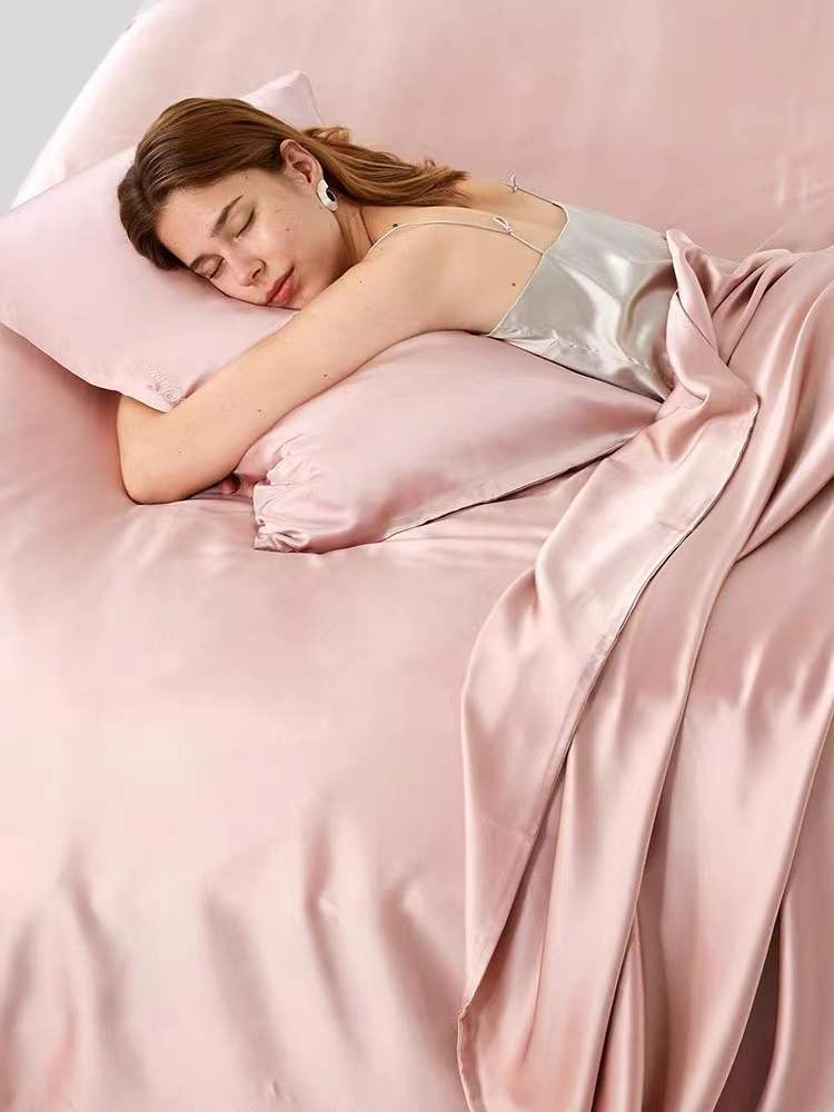 silk bedding set for sleep